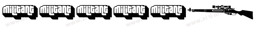 military stencil字体转换